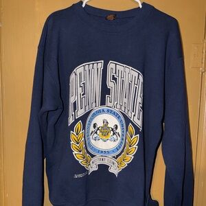 PM NCAA Penn State Nittany Lions University Campus College Sweatshirt Vintage XL